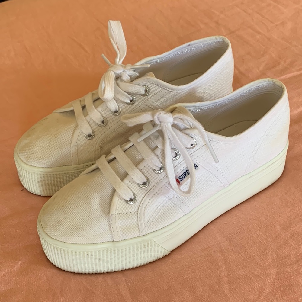 Women’s Superga Platform Sneakers EUR Size 38 (US Size 7-8)